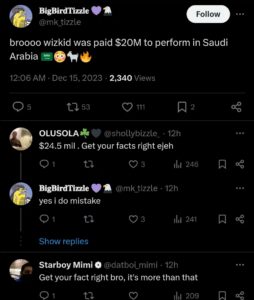 Wizkid allegedly paid $24.5 million dollars to perform in Saudi Arabia